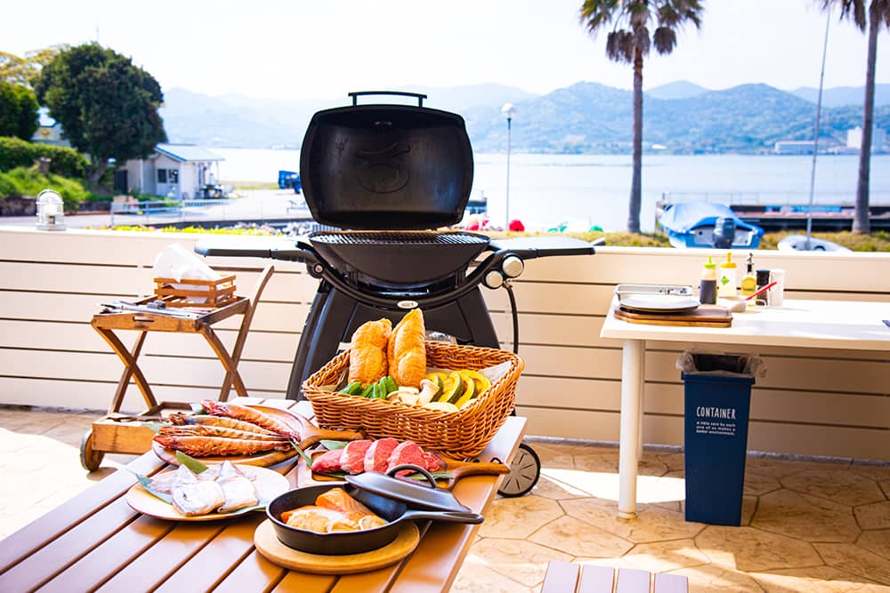 付帯施設：屋外BBQ